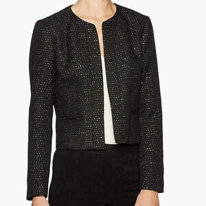 Nine West Sequin Tweed Jacket